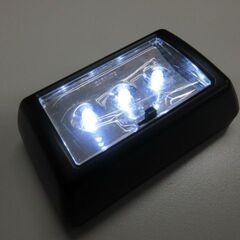 カーメイト CARMATE ライト 電池式 ホワイト 1灯 3灯 動作確認済みの画像