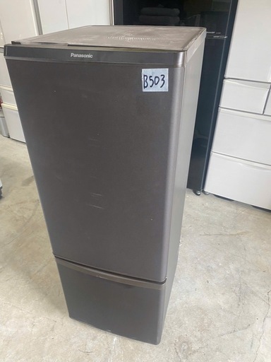 NO B503?福岡市内配送設置無料✨?冷蔵庫 パーソナルタイプ マットビターブラウン NR-B17DW-T [168L /2ドア /