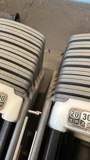 可変式ダンベル ブロックダンベル　2.3kg〜40.8kg 2個セット