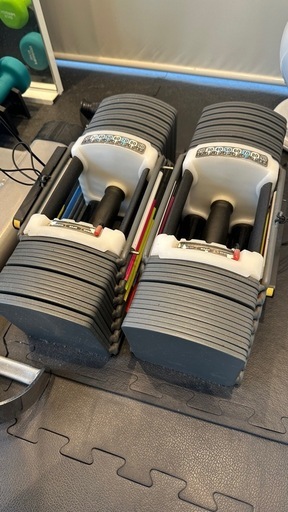 可変式ダンベル ブロックダンベル　2.3kg〜40.8kg 2個セット