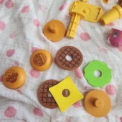 アンパンマン　めばえ　付録　まとめ売り　ハンバーガー　ソフトクリーム屋さんの画像