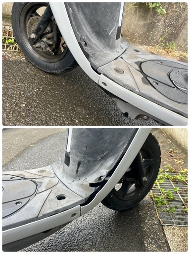 軽整備済み‼️ JOG DX 前輪新品　割れあり　配送可能　現車確認可能