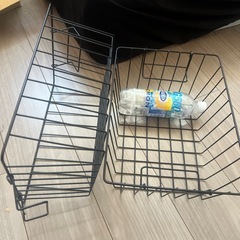 収納カゴx2個の画像