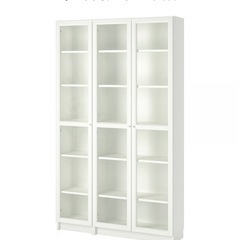 IKEA🚪付本棚、飾り棚の画像