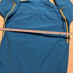 MAMMUT 青のフルジップジャケット　メンズ Mサイズの画像