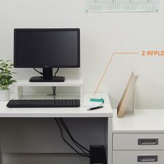 A3648　未使用　ノルム 木製デスクⅡ W800xD600 ホワイト Z-RFPLD-0860W2 パソコンデスク　机　オフィス家具の画像