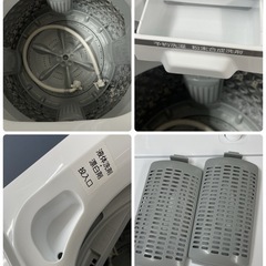 R707 ☀️ TOSHIBA 洗濯機 （洗濯4.5㎏) 22年製 AW-45M9 ⭐ 動作確認済 ⭐ クリーニング済の画像