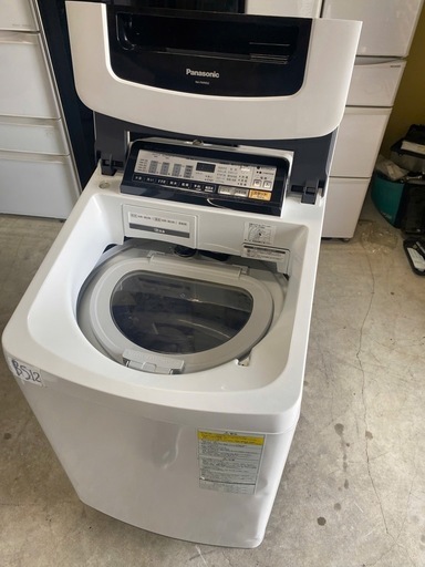 NO B512?福岡市内配送設置無料✨?パナソニック Panasonic 洗濯乾燥機（9.0kg） 即効泡洗浄 エコナビ ナノイー シ