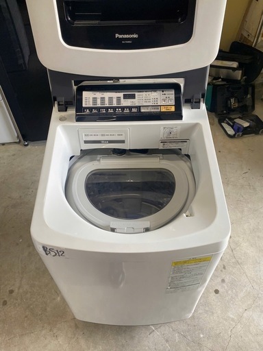 NO B512?福岡市内配送設置無料✨?パナソニック Panasonic 洗濯乾燥機（9.0kg） 即効泡洗浄 エコナビ ナノイー シ