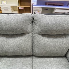 【リサイクルサービス八光】幅142㎝　ニトリ　ハイバック2Ｐソファ　ナルタ　グレーの画像