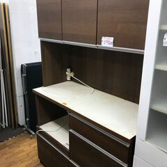 【リサイクルショップどりーむ鹿大前店】No.2767 キッチンボード 116×50×190 セパレートタイプの画像