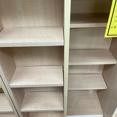 ☆ドリーム荒牧店☆ジモティー割引有☆【クリーニング済】スライド式組立本棚の画像