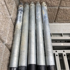 ４８．６φ 単管　杭　ドブメッキ　１．５ｍの画像