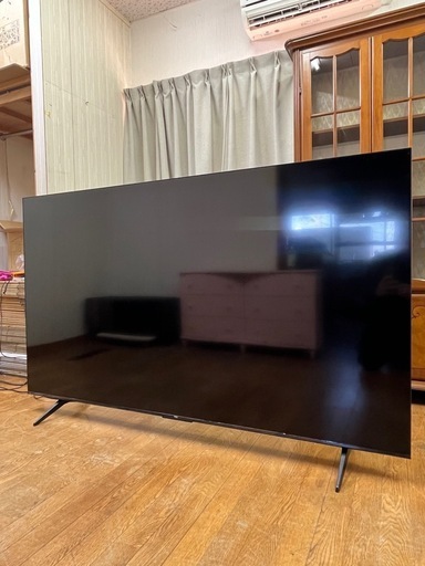 超大画面!! 75V型 液晶カラーテレビ TCL 2024年 75V6B GoogleTV ネット動画対応