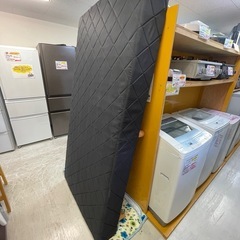 【リサイクルサービス八光】幅97㎝　シングル　ブラック　脚付きマットレスの画像