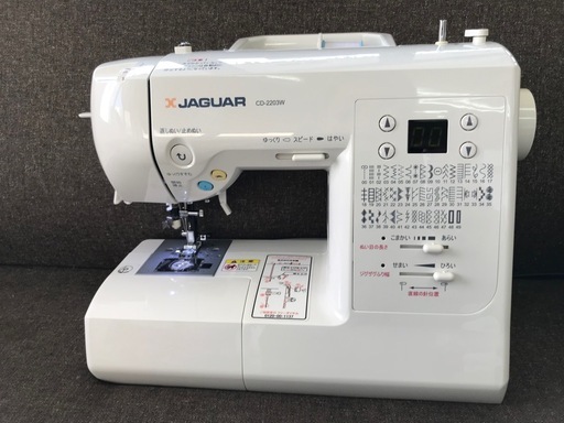 【売れました】美品★JAGUAR CPミシンCD-2203W★整備品