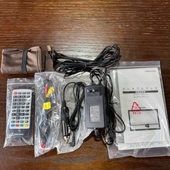 I1711   GREEN HOUSE バッテリー内蔵ポータブルテレビ　TV 19インチ　2024ねん2024年の画像