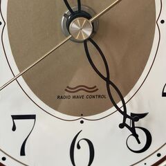 【中古】SEIKO セイコー クロック 電波クロック BZ224B インテリア 振り子 薄金色パール塗装の画像