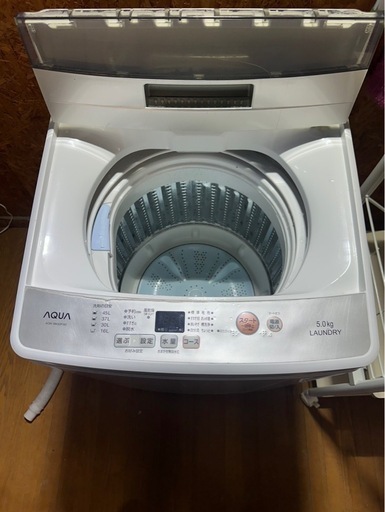 I1603 AQUA アクア　5kg 2017年　縦型洗濯機