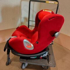 【現地引取のみ】Cybex sirona サイベックス シローナ チャイルドシート 回転式 対面 赤 リクライニング ISO -FIX 分離しませんの画像