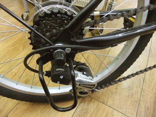 自転車 折りたたみ自転車 SINCE 20インチ シマノ6段変速 ブラック 中古 札幌市 厚別区