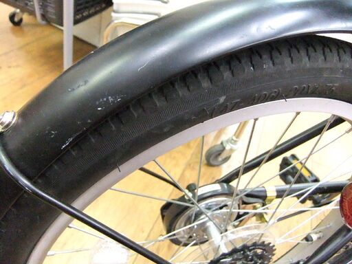 自転車 折りたたみ自転車 SINCE 20インチ シマノ6段変速 ブラック 中古 札幌市 厚別区