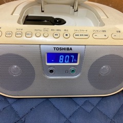 CDラジオ　東芝　の画像