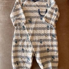 新生児-3ヶ月 冬用ベビー服 4枚セットの画像