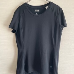 adidas ランニング　Tシャツ　軽量　涼しい　ブラック　黒　速乾 半袖の画像