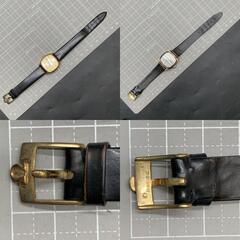 M314 ジャンク不動 OMEGA オメガ デビル レディース クォーツ デイト アンティーク ヴィンテージ 腕時計の画像