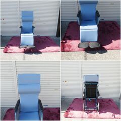 【中古現状品】松永製作所 介助型フルリクライニング車いす FR-11Rの画像