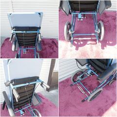 【中古現状品】松永製作所 介助型フルリクライニング車いす FR-11Rの画像