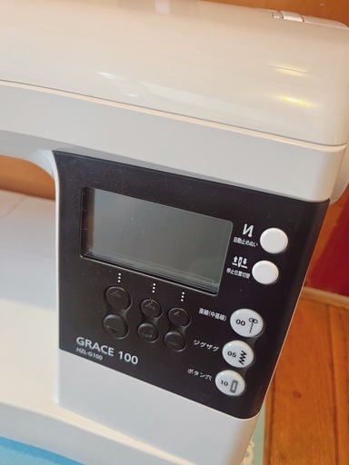 【美品】液晶画面ミシン JUKI HZL-G100