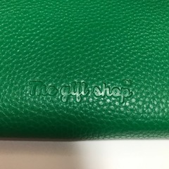 ほぼ未使用グリーンのL字財布の画像