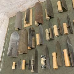 左官ゴテ 25点 まとめ まとめ売り 大容量  大工道具 塗装 補修 DIY プロ用工具 種類豊富 リフォーム 現場 ② A0417の画像