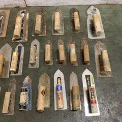 左官ゴテ 25点 まとめ まとめ売り 大容量  大工道具 塗装 補修 DIY プロ用工具 種類豊富 リフォーム 現場 ② A0417の画像