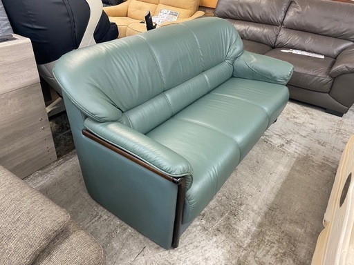 【愛品館 江戸川店 】合皮 3Pソファ