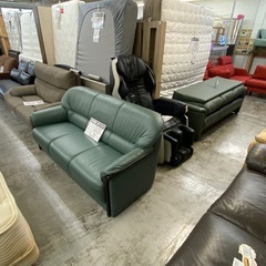 【愛品館 江戸川店 】合皮 3Pソファの画像