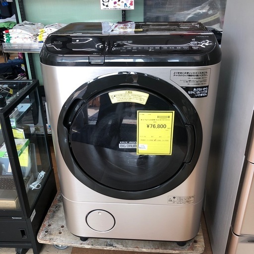 ★ジモティー割引10%★12/7kgドラム洗濯機    日立　BD-NX120FE8 2021《尼崎市/リサイクルショップドリーム次屋店》☆尼崎市若王寺☆