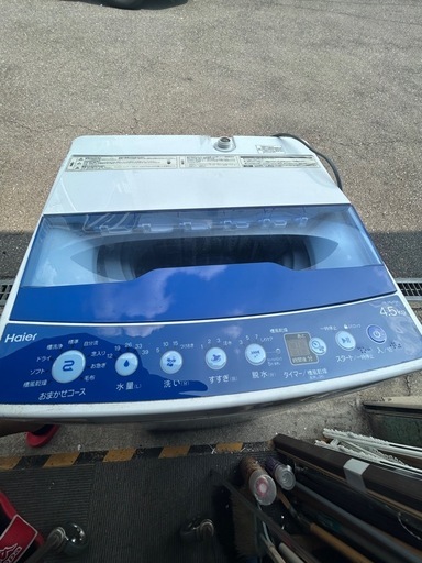 ハイアール洗濯機JW-C45A