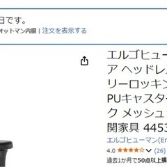 Ergohuman PRO2 Ottoman　エルゴヒューマン プロ2の画像