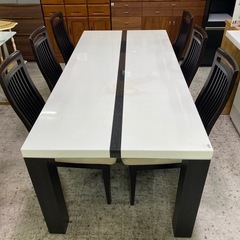 【愛品館 江戸川店 】ダイニングテーブル7点セット SHIGIYAMA（シギヤマ家具）の画像