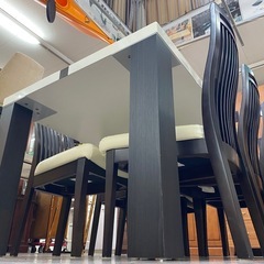 【愛品館 江戸川店 】ダイニングテーブル7点セット SHIGIYAMA（シギヤマ家具）の画像