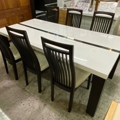 【愛品館 江戸川店 】ダイニングテーブル7点セット SHIGIYAMA（シギヤマ家具）の画像