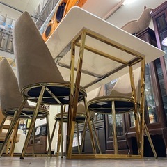【愛品館 江戸川店 】ダイニングテーブル5点セット Franc franc（フランフラン）の画像