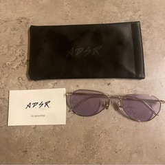 ADSR GILLES 02 C パープルレンズ サングラス　ケース　保証書付きの画像
