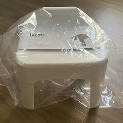 山崎実業 引っ掛け風呂イス ホワイト 約W34XD32XH29cmの画像