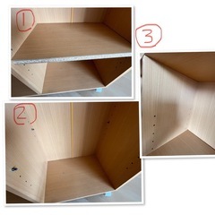 【格安】キャスター付き本棚/収納(棚調整可)の画像