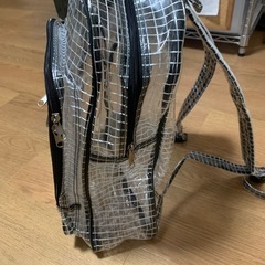 スケルトンリュック美品の画像