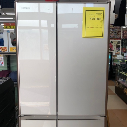 ★ジモティー割引有★6ドア冷蔵庫　日立　R-XG51J   505L  2019年製《尼崎市/リサイクルショップドリーム次屋店》☆尼崎市若王寺☆